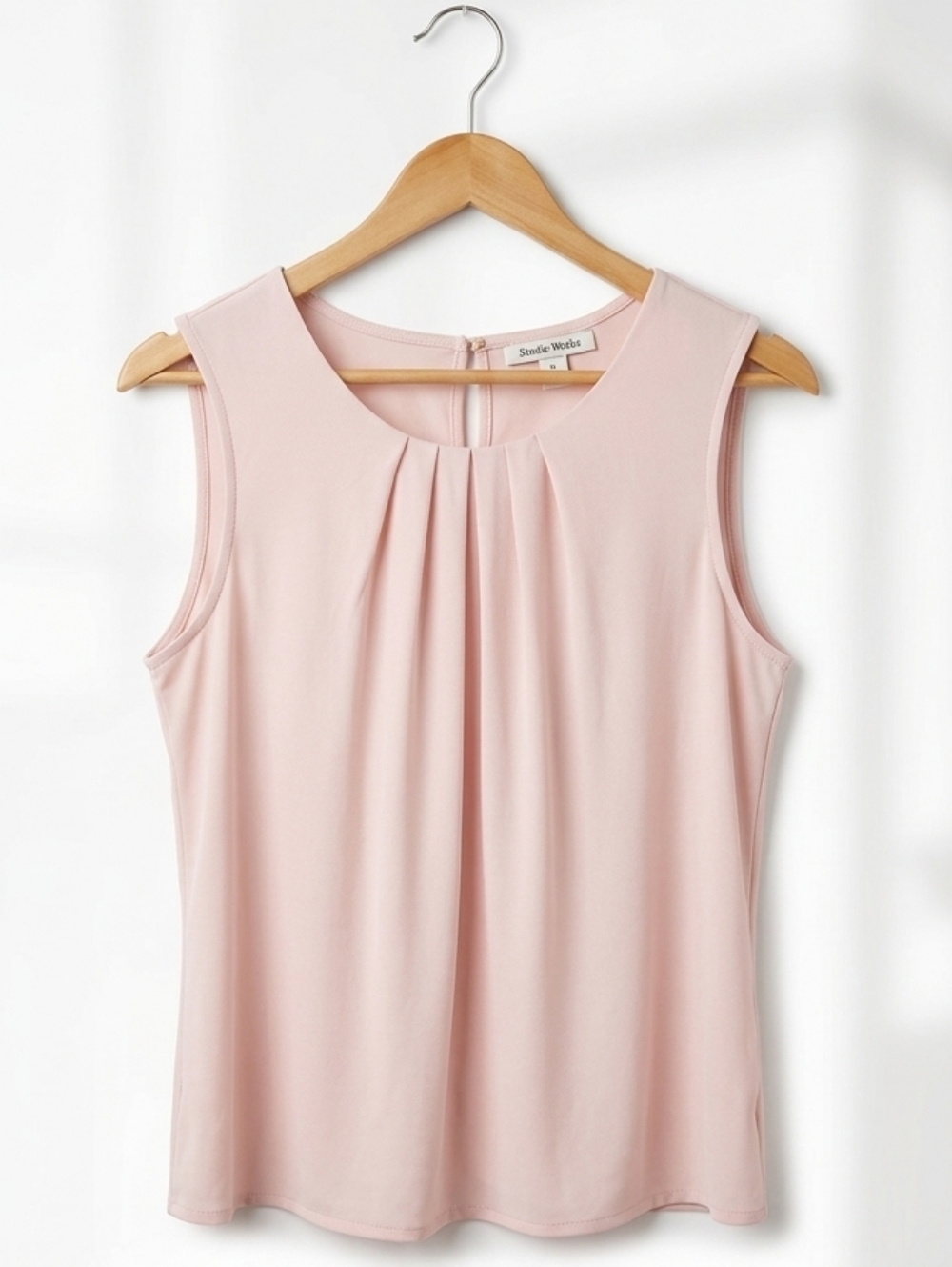 Studio Works Pink Sleeveless Tank XL